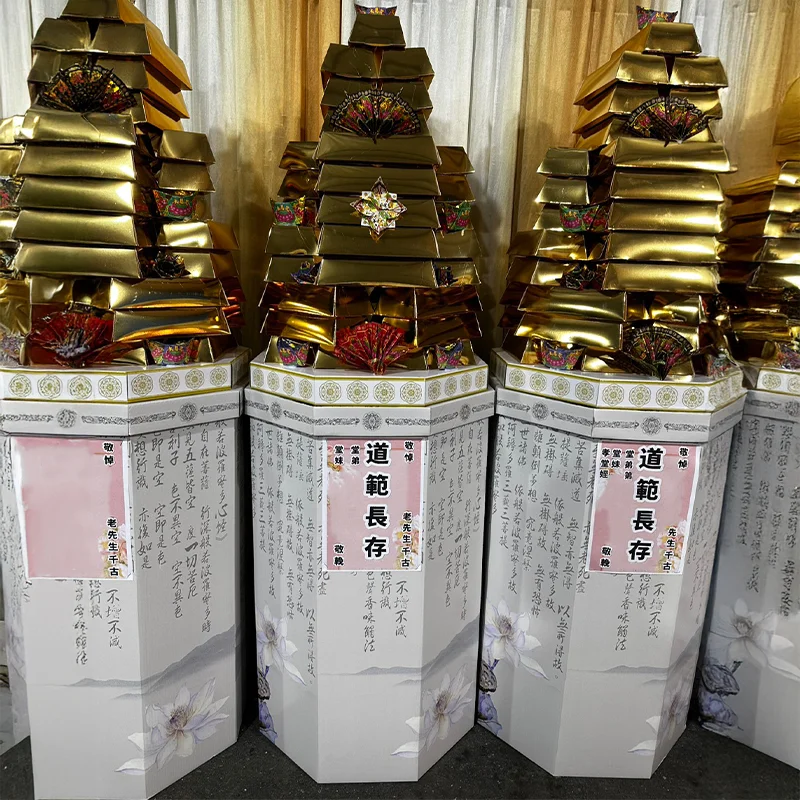 豪華白蓮心經金磚塔-2