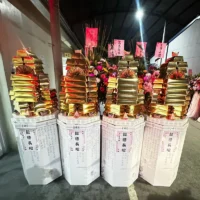 豪華白蓮心經金磚塔-3