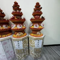 豪華金紋蓮花塔-5