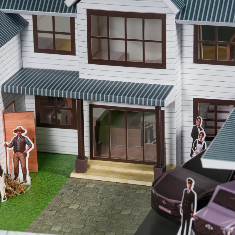 客製紙紮牧場農舍-11