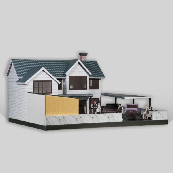 客製紙紮牧場農舍-2