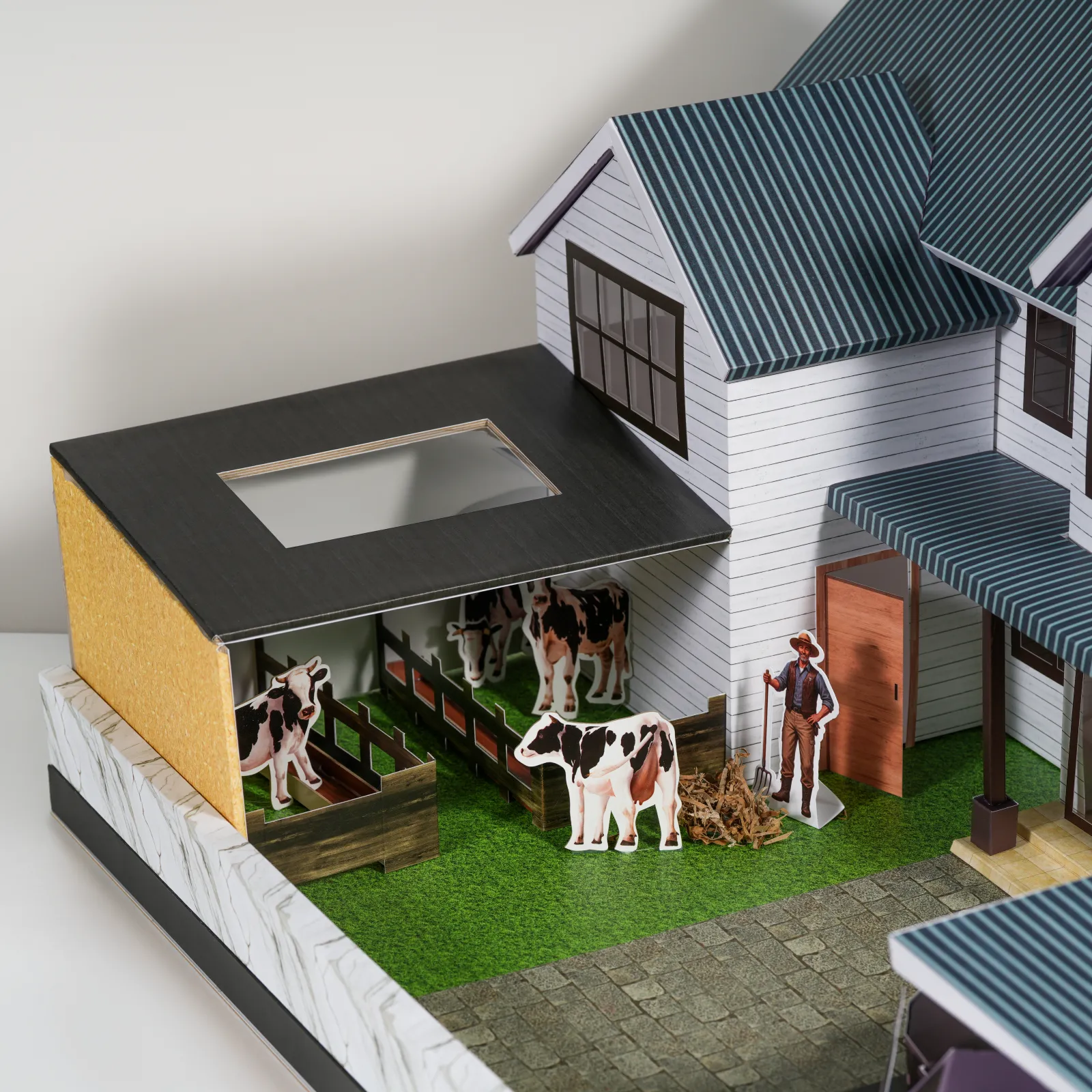 客製紙紮牧場農舍-8