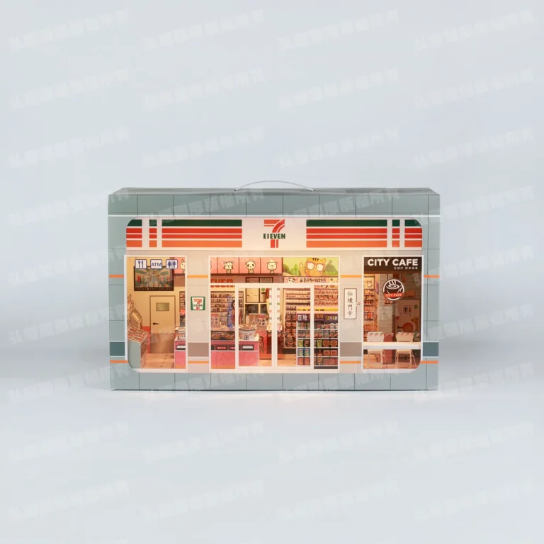紙紮7-11便利商店情境禮盒-1