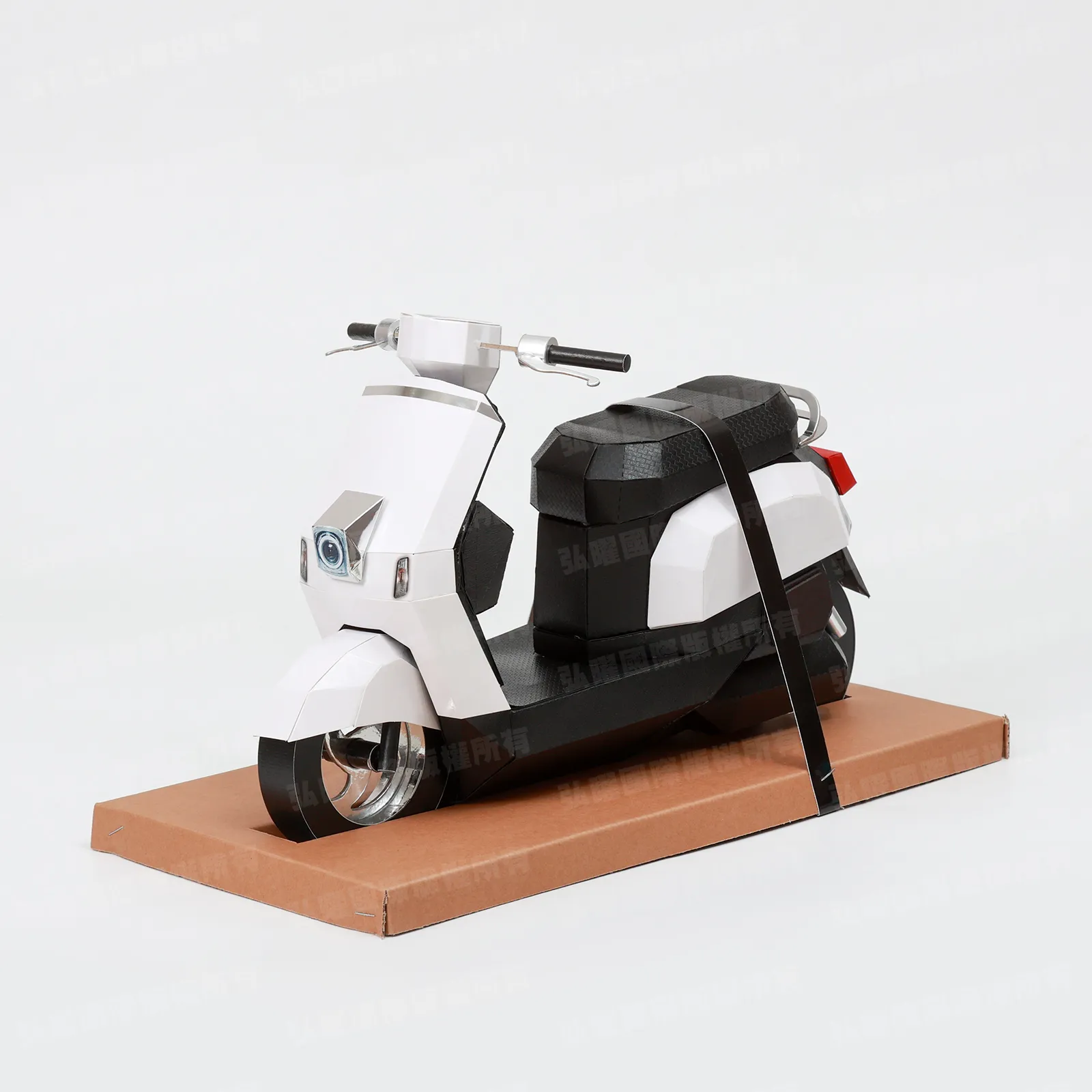 紙紮CUXI機車(白)-1 紙紮CUXI機車(白)-1