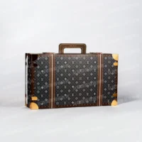 紙紮LV奢華金燦皮箱(黑白)-5