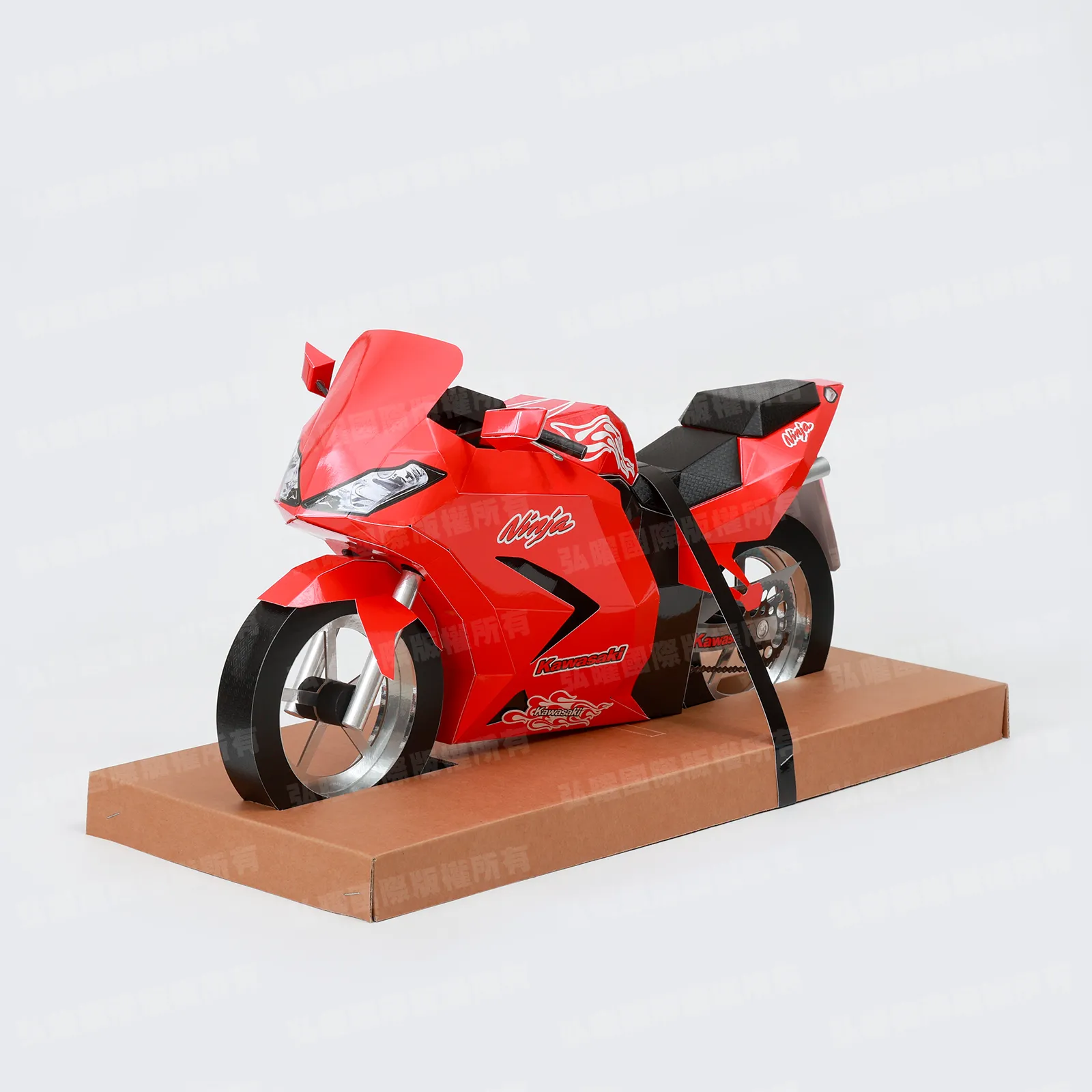 紙紮Ninja250R忍者重機(紅)-1 紙紮Ninja250R忍者重機(紅)-1