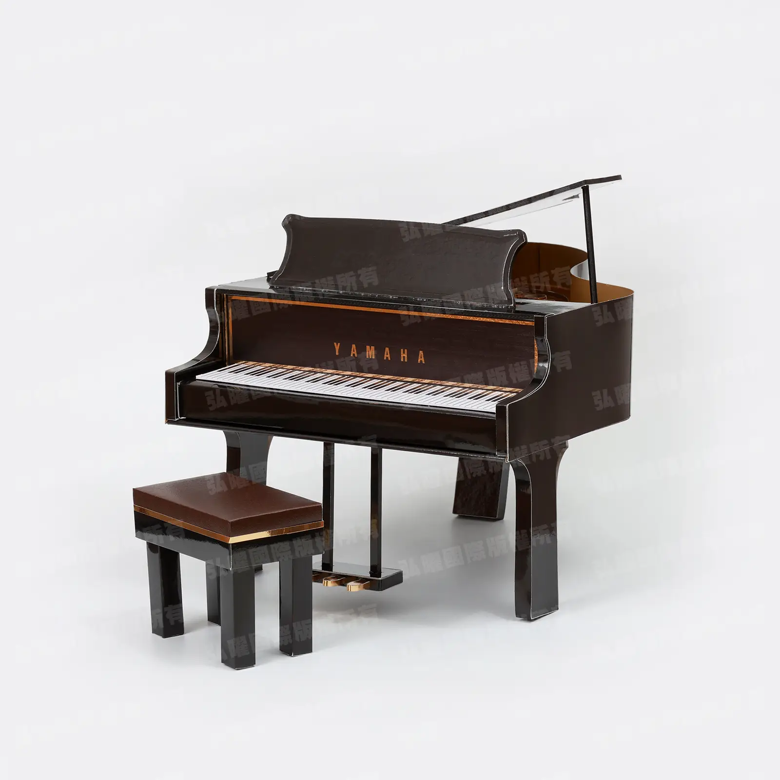 紙紮三角鋼琴-1 紙紮三角鋼琴-1