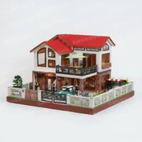 紙紮富邑居(紅屋綠車)-3