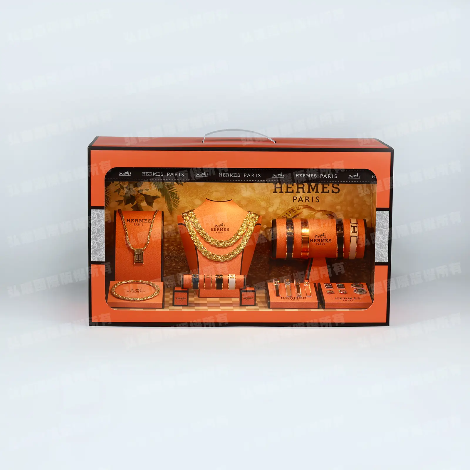 紙紮愛馬仕男金飾-1 紙紮愛馬仕男金飾-1