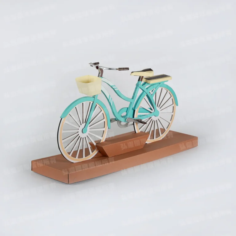 紙紮淑女腳踏車(青)-1