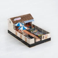 紙紮渡假海島泳池-2