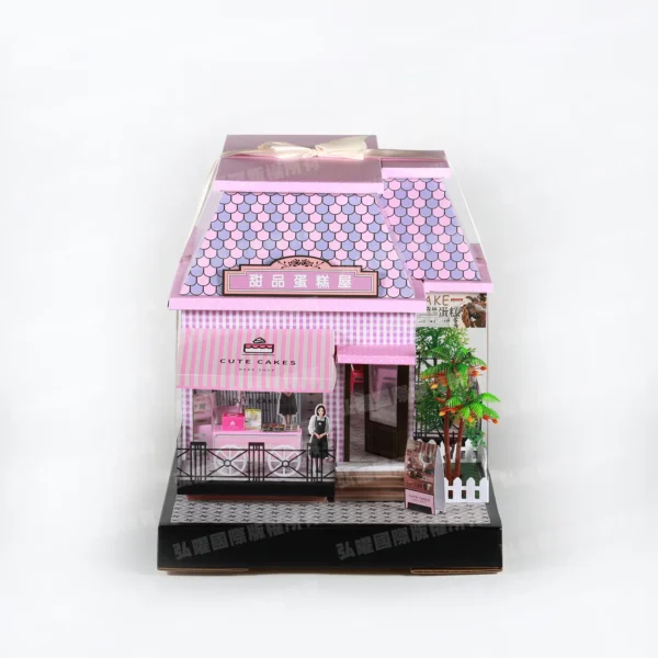 紙紮甜品蛋糕店-1