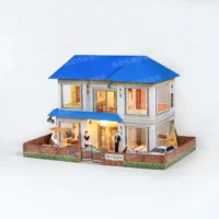 紙紮百合園(藍)-3