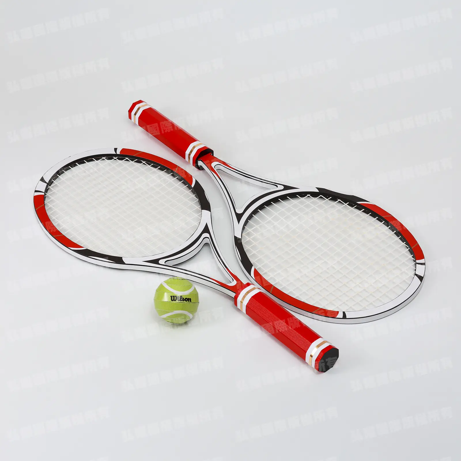 紙紮網球拍組-1 紙紮網球拍組-1