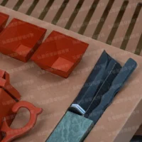 紙紮茶具組(紅)-3