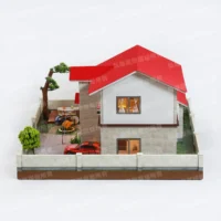 紙紮誼居園別墅(紅)-5