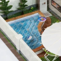 紙紮誼居園別墅(藍)-12