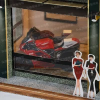 紙紮超跑重機車庫-4